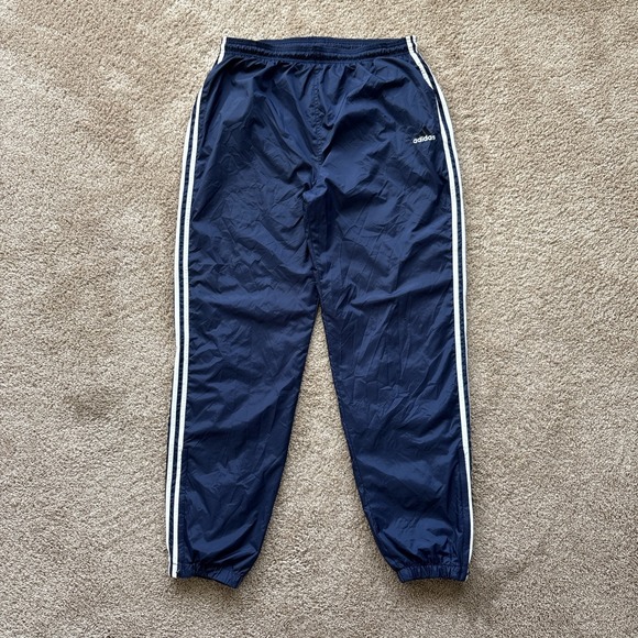 Vintage Y2K Adidas 3 Stripe Track Pants XL - Picture 1 of 8
